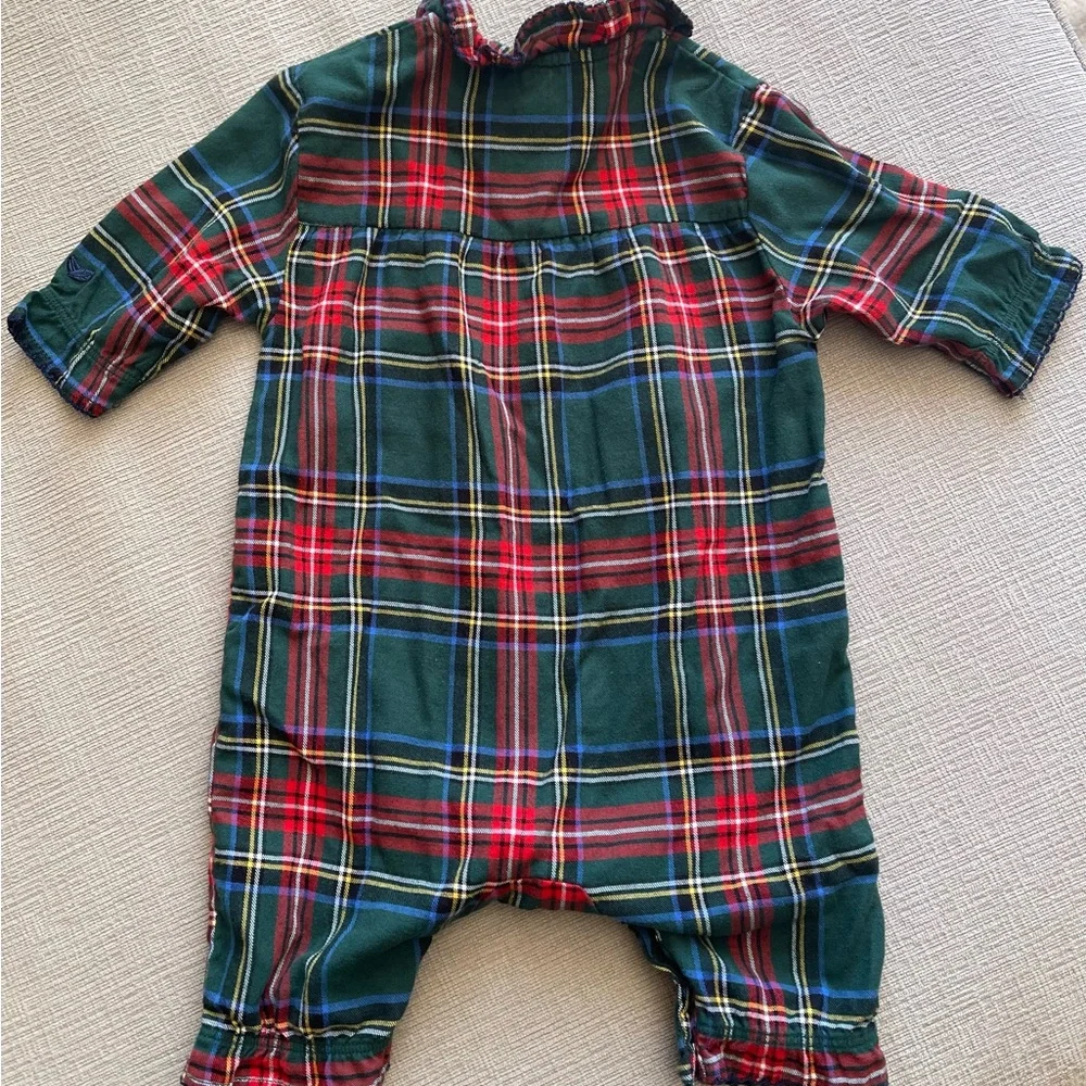 Petite Plume Plaid Kids One Piece - Picture 3 of 3